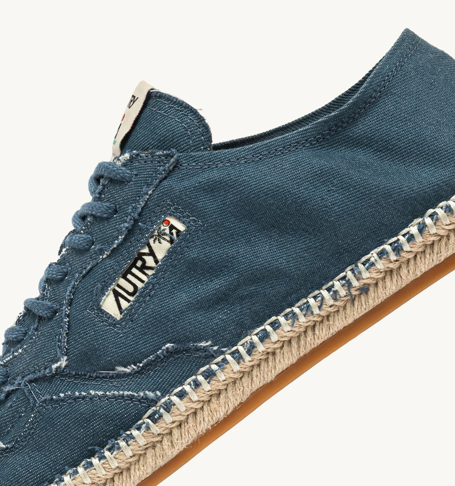 espadrillas in canvas sandy ESLMCV05 BLUE DENIM AUTRY 