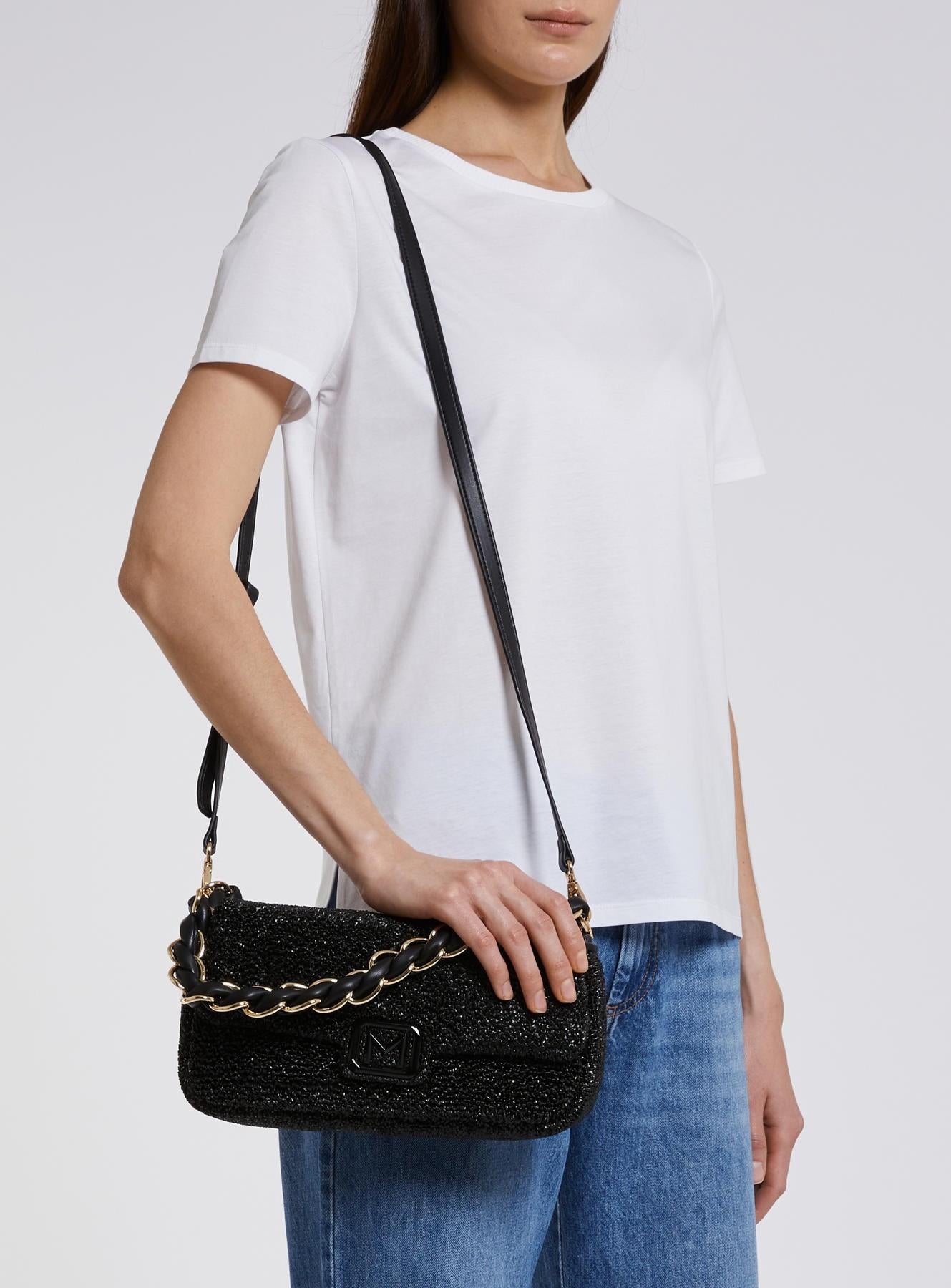 Borsa le muse effetto rafia MLAEMILY1 002 MARella ACCESSORI 
