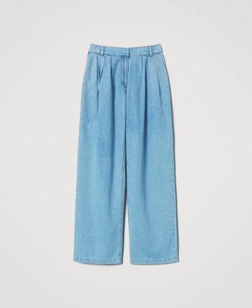 jeans wide leg 251AP2341 03498 TWINSET ACTITUDE 