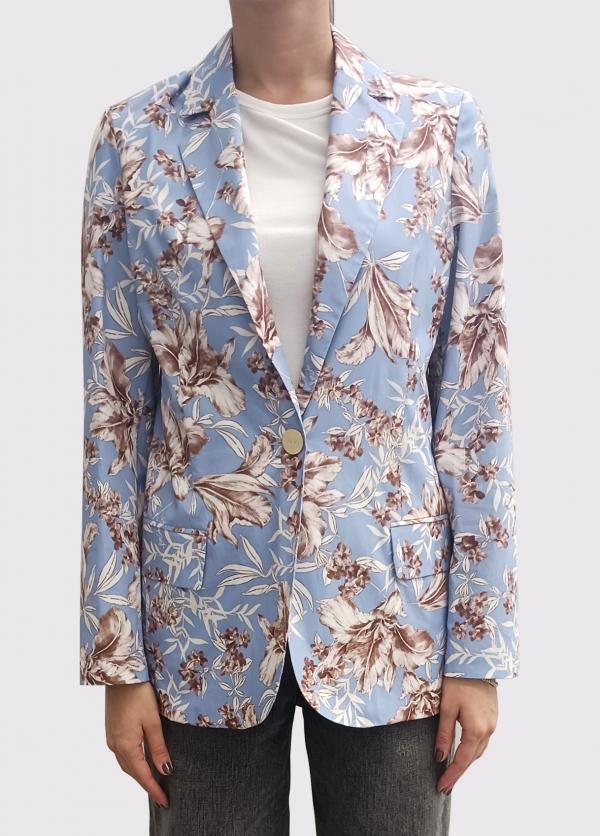 giacca fiori WA6479T4853 P9502 LIU JO WHITE 