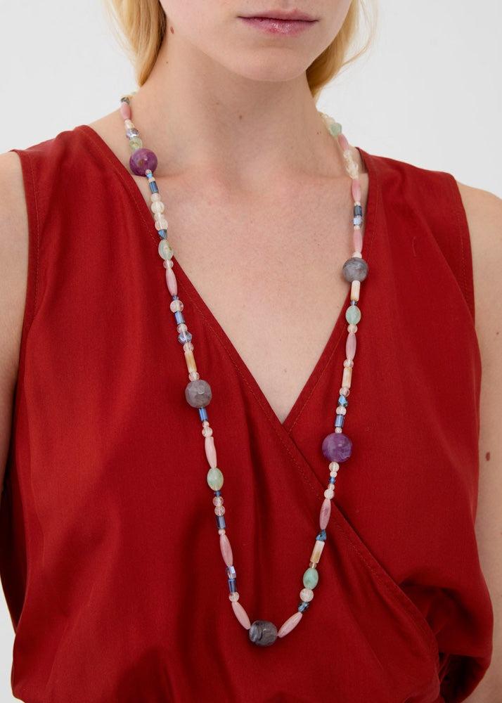 collana lunga in resina ABCL0406 VIOLA NALI' 