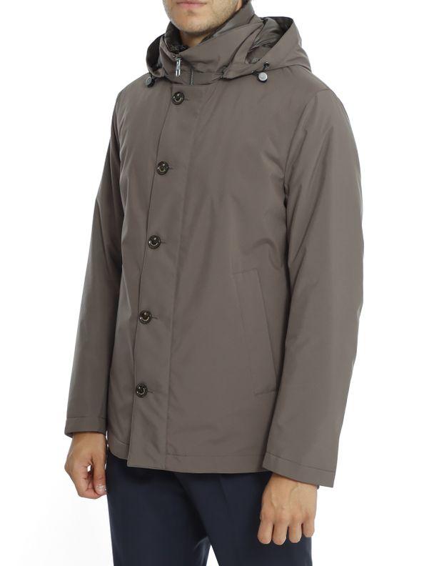Parka con pettorina e cappuccio F09MUCX778 265-38 MONTECORE 