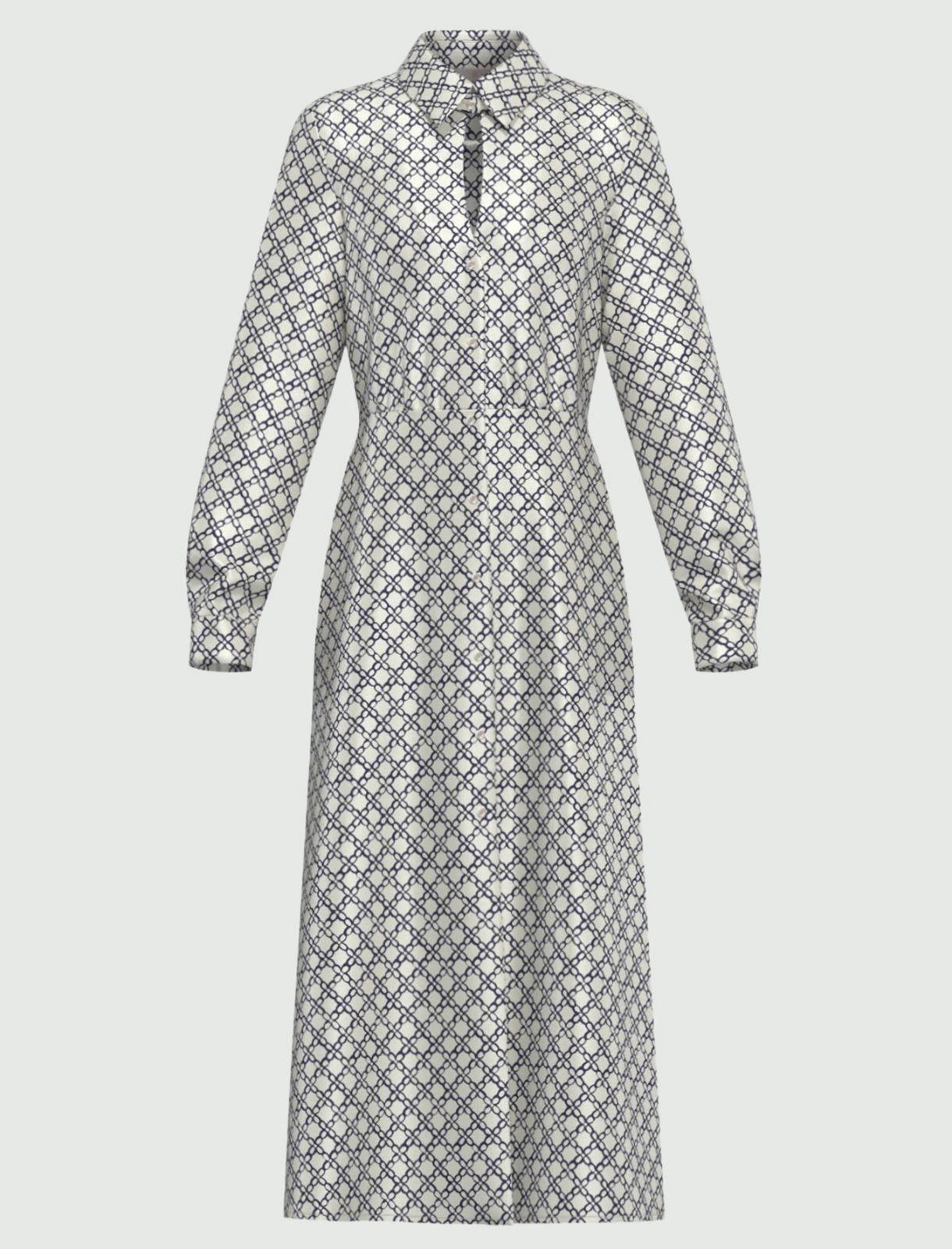 chemisier in twill stampato EMMOLIATO 001 EMME MARELLA 