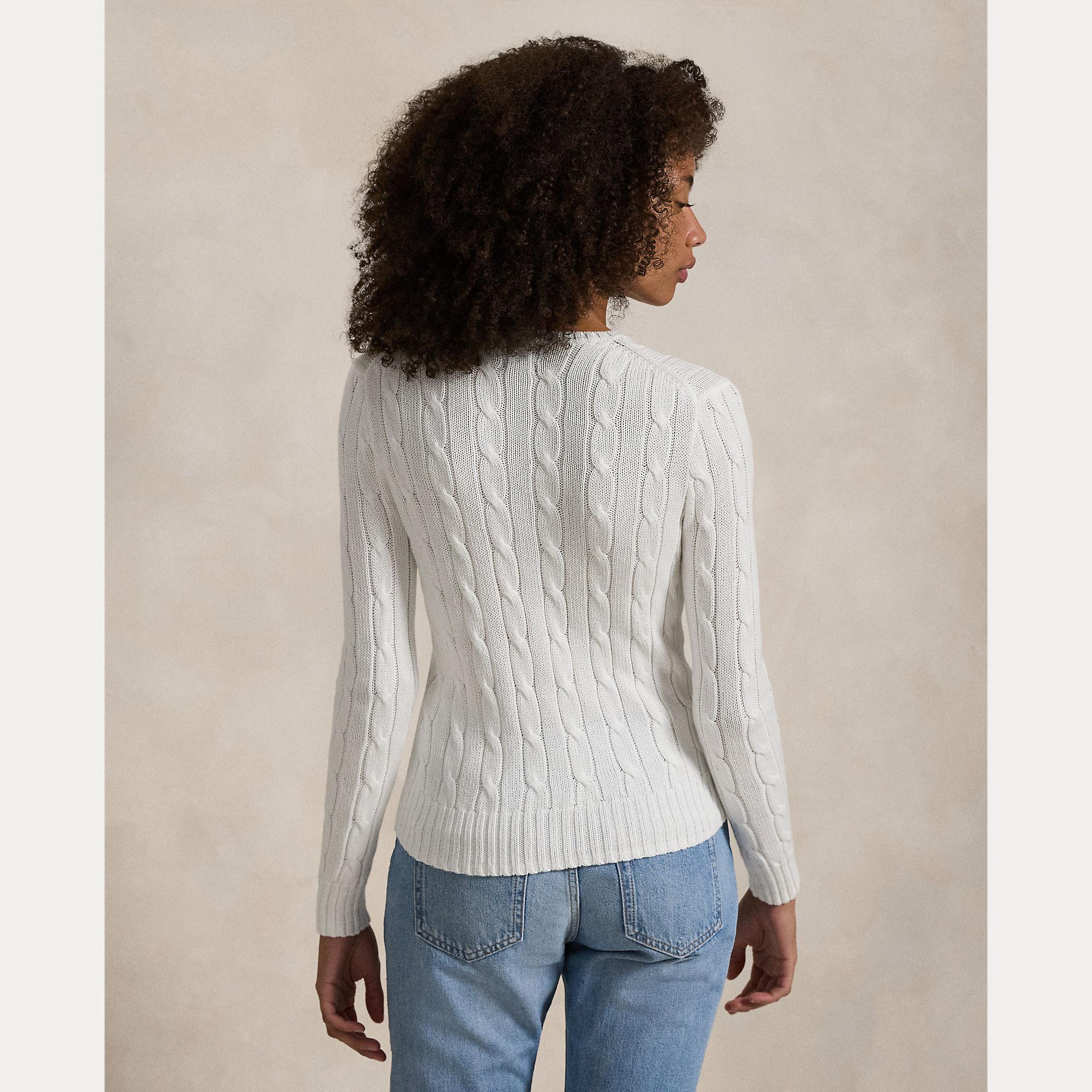 maglia girocollo a trecce 211-891640 001 RALPH LAUREN POLO 