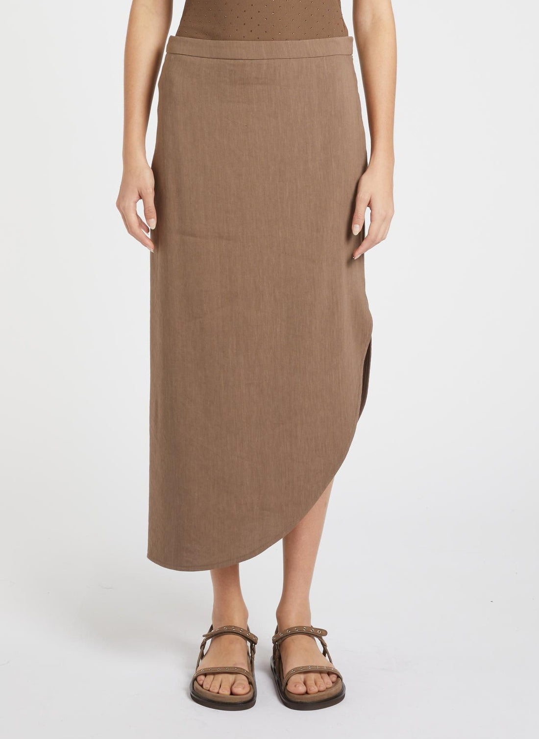 gonna lino stretch MLMFERITO 001 MARella MONOCHROME 