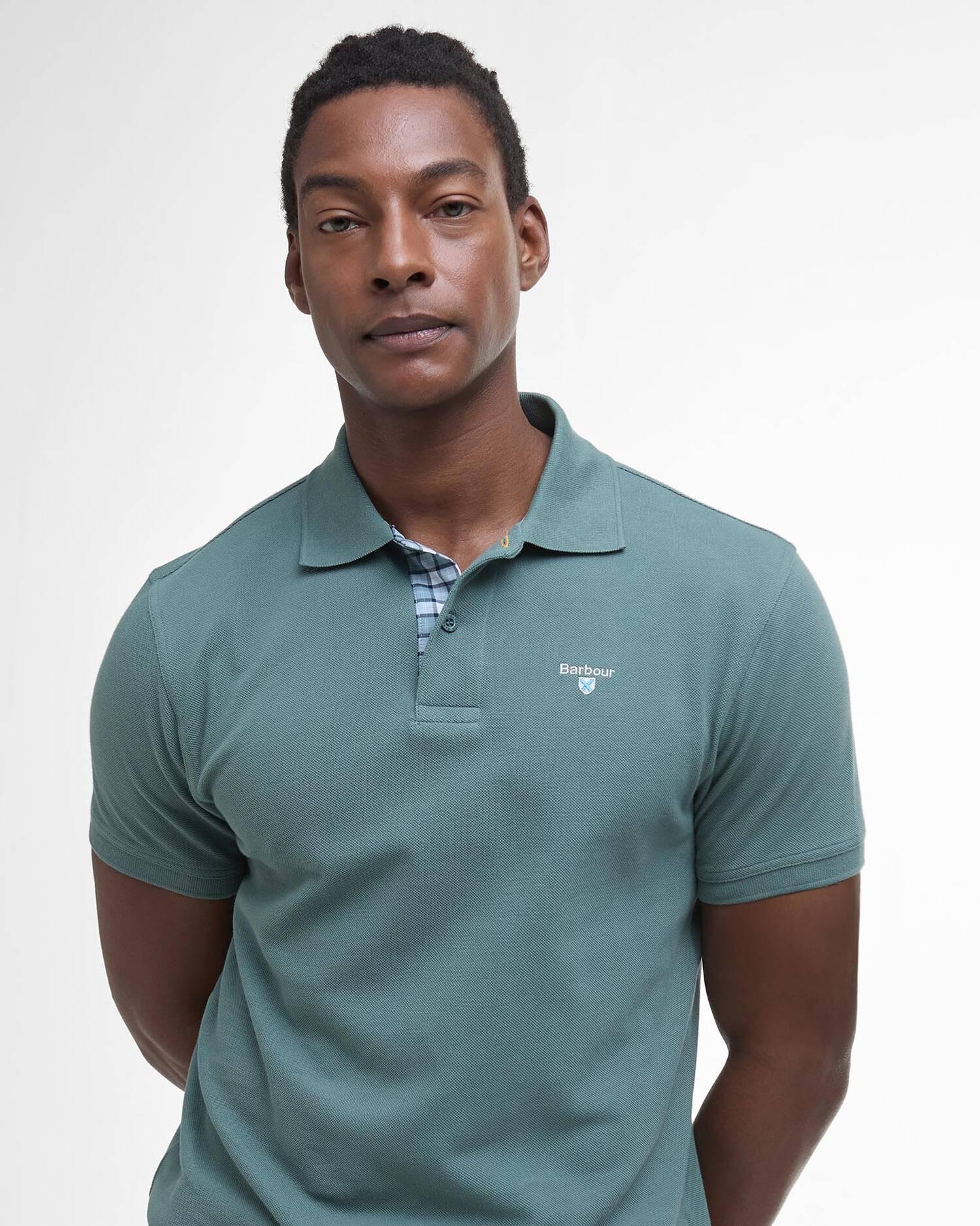 polo in cotone MML0012 TE31 BARBOUR 