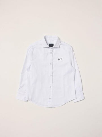 CAMICIA BAMBINO IN COTONE 5Q5000 Z0076 100 FAY 