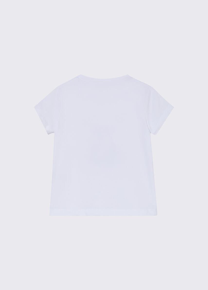 t-shirt con stampa KA6083JS003 P9345 LIU JO JUNIOR 