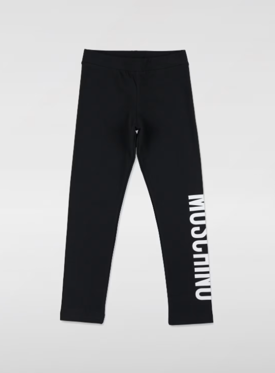 Leggins con banda logata HDP067LBA11 60100 MOSCHINO KIDS 