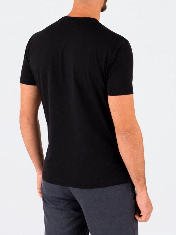 t-shirt in tessuto tecnico elasticizzato HE1410004 NERO HESKIMO 