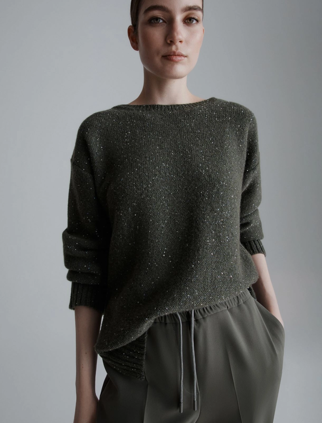 maglia in misto cashmere ENNIO 002 MARella MONOCHROME 