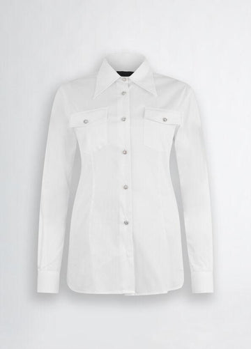 camicia con bottoni CA5023T2432 11111 liU JO 