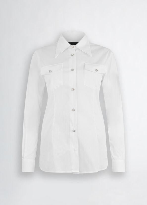 camicia con bottoni CA5023T2432 11111 liU JO 
