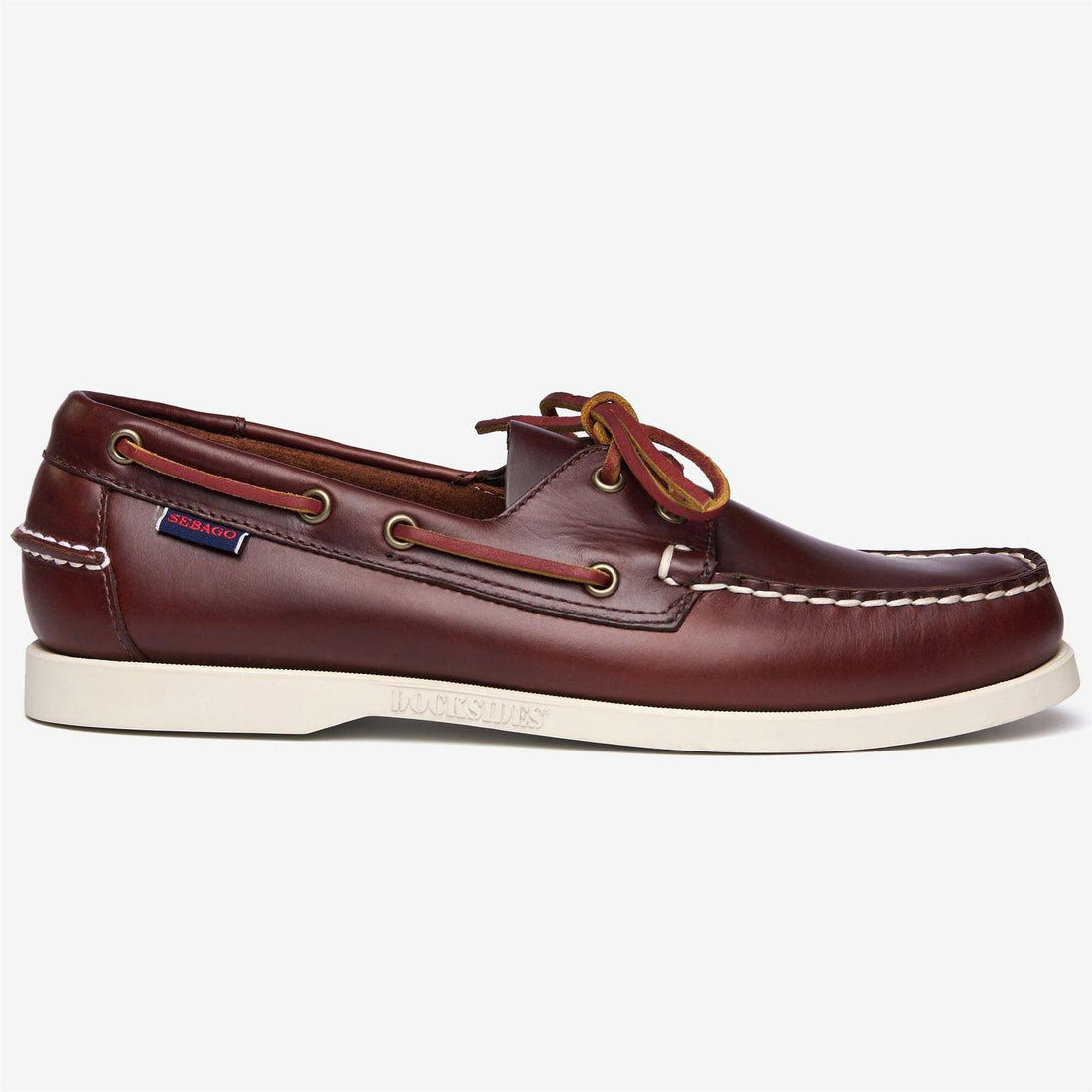 mocassini Docksides Portland Waxed DOCKSIDES PORTLAND WAXED BROWN SEBAGO 
