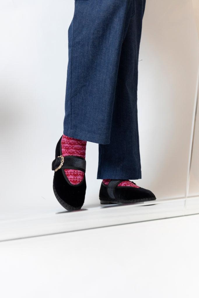 Ballerina Sophie black SOPHIE BLACK ASFALTO FLABELUS 