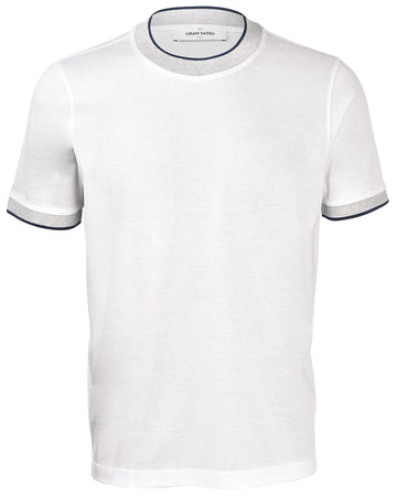 t-shirt in filo di scozia 60132 74017 001 GRAN SASSO 