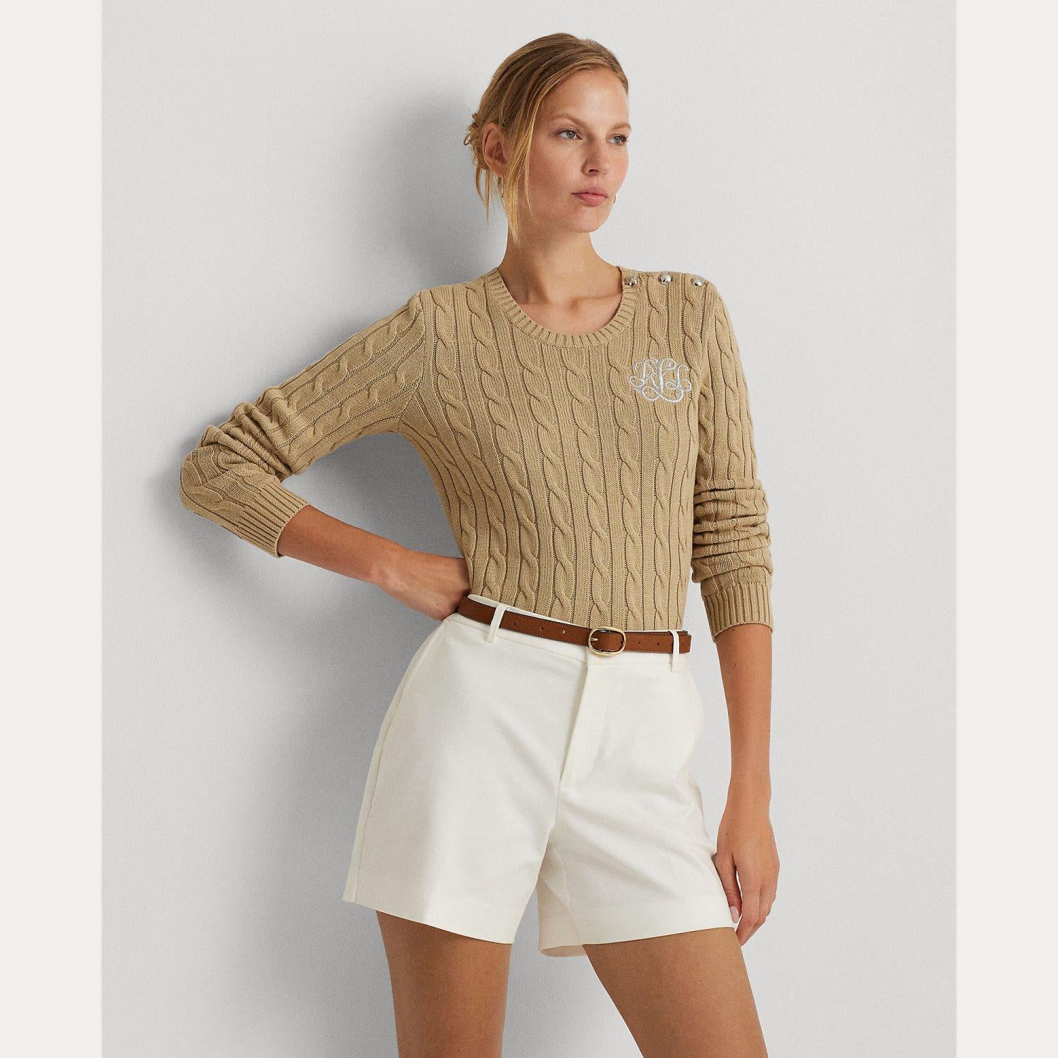 pullover intrecciato con ricamo 200-925325 005 LAUREN RALPH LAUREN 