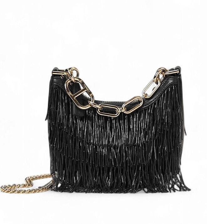 borsa croissant con frange 252TD8240 00006 TWINSET 