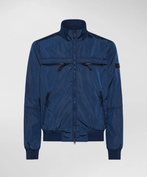 giubbino biker blu PEU3576 01181568 254 PeUTEREY 