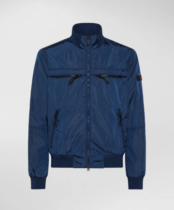 giubbino biker blu PEU3576 01181568 254 PeUTEREY 