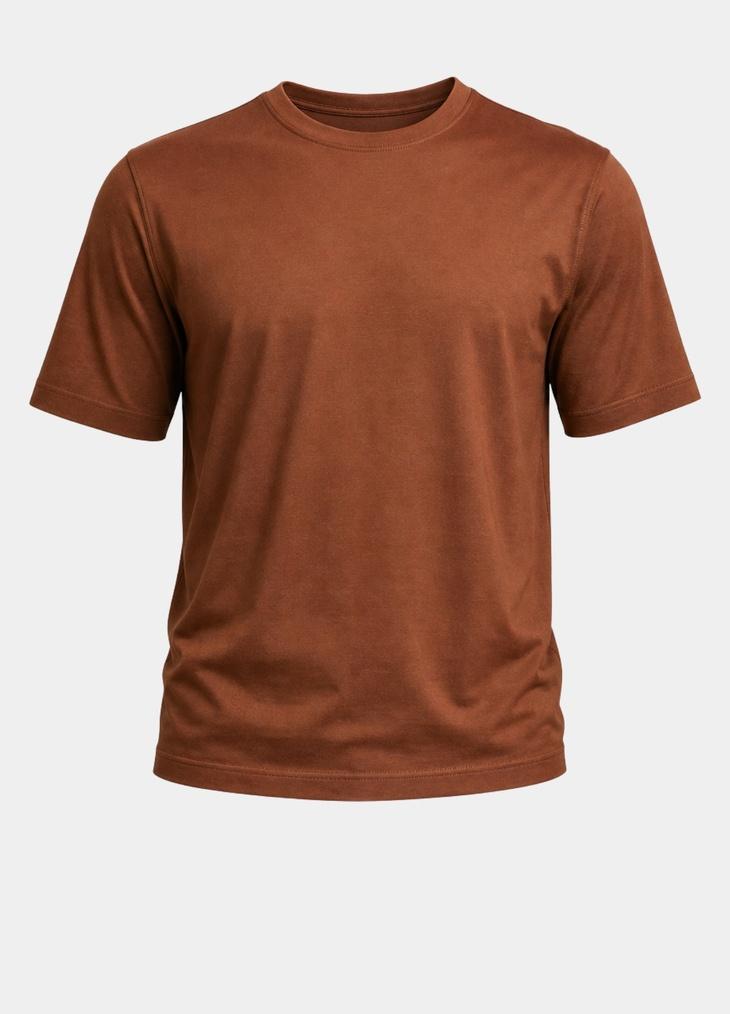 T-shirt in filo di scozia 60133 74002 181 GRAN SASSO 