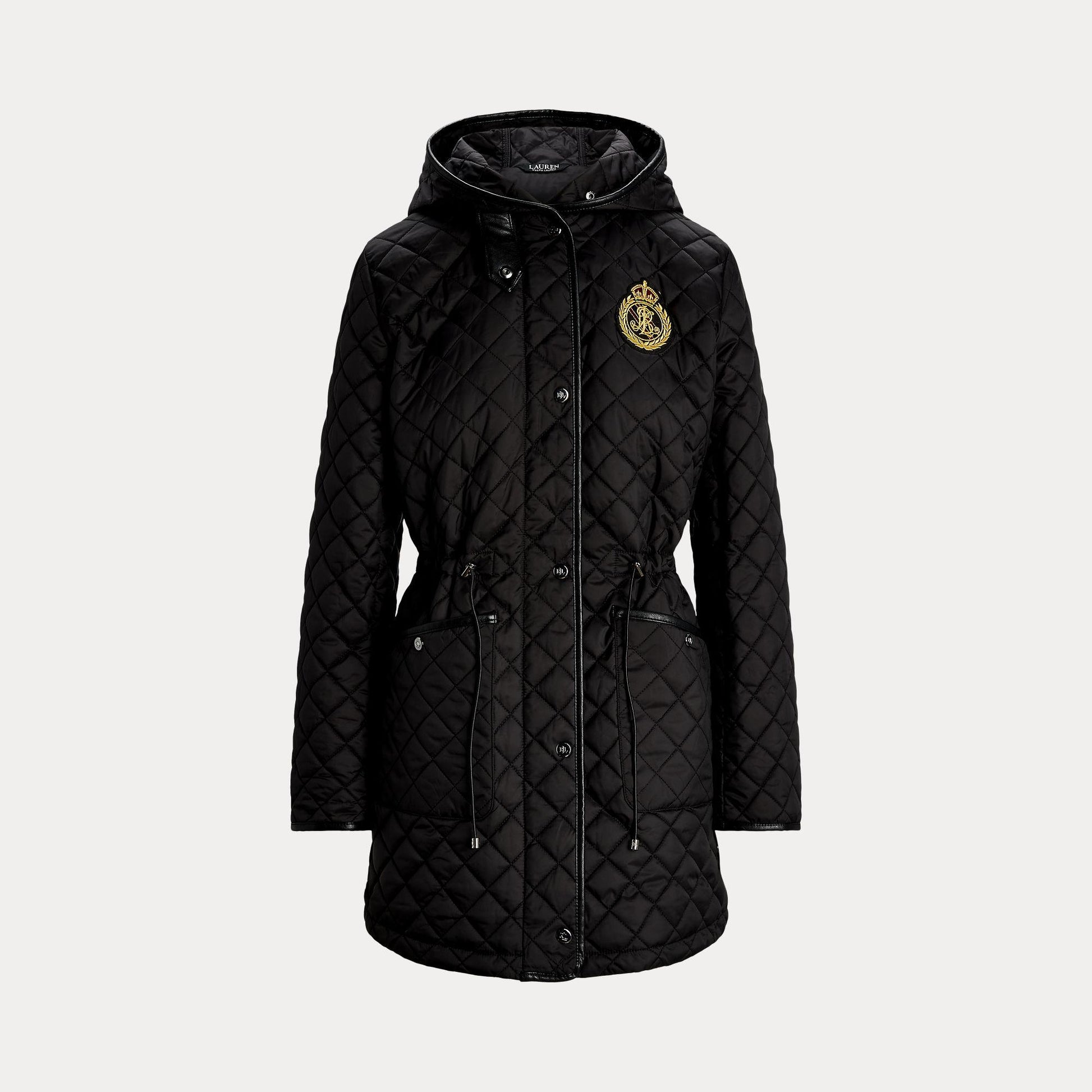 giubbino con logo e fantasia rombi 297-951264 001 LAUREN RALPH LAUREN 