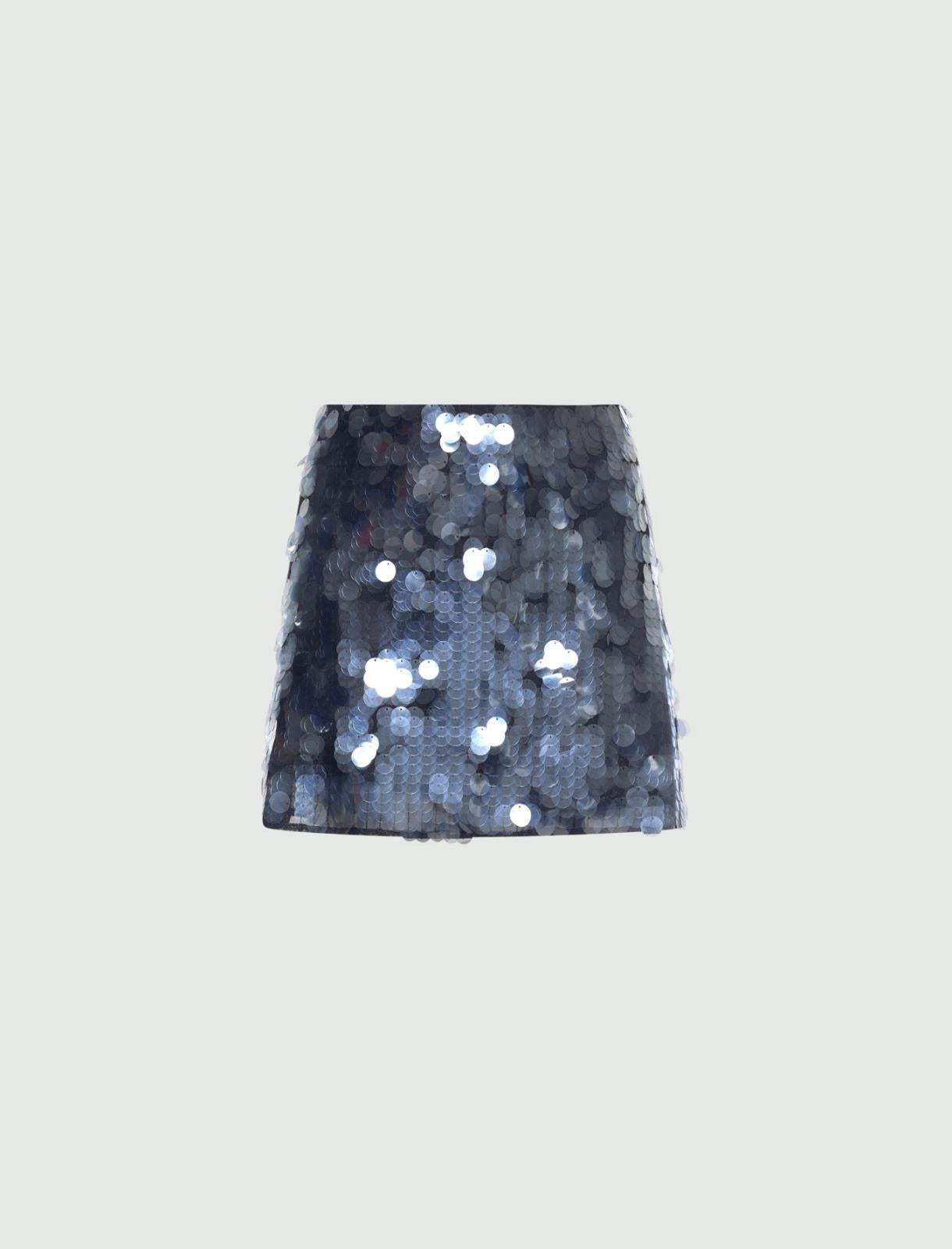gonna corta con pailettes MLLPEPLI 003 MARella 