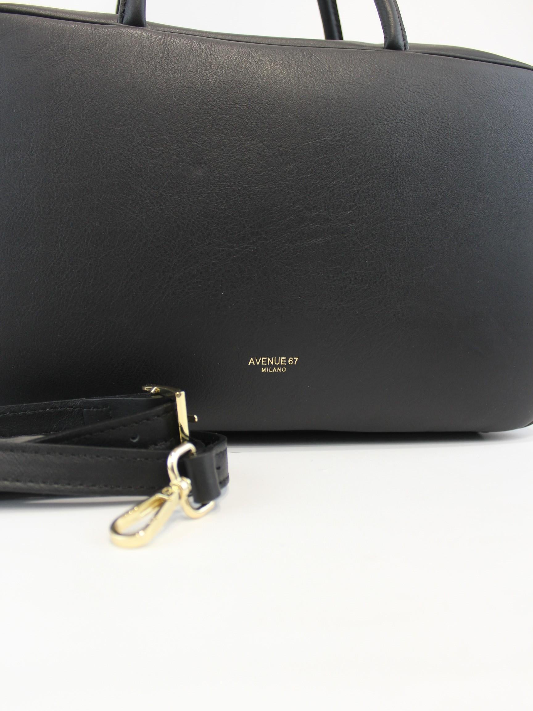borsa a bauletto trunky TRUNKY NERO AVENUE 67 