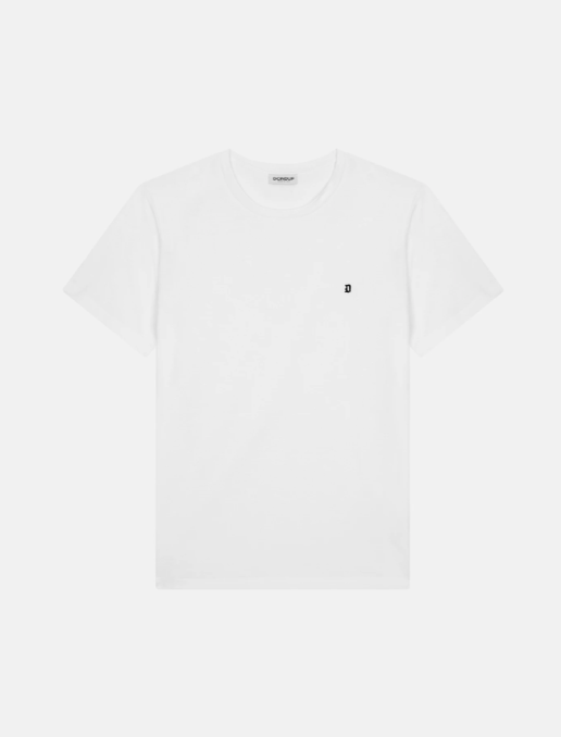 t-shirt con ricamo logo US198 JF0271U ZL4 000 DONDUP 