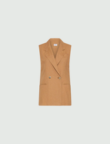 MARella gilet dramma Marrone