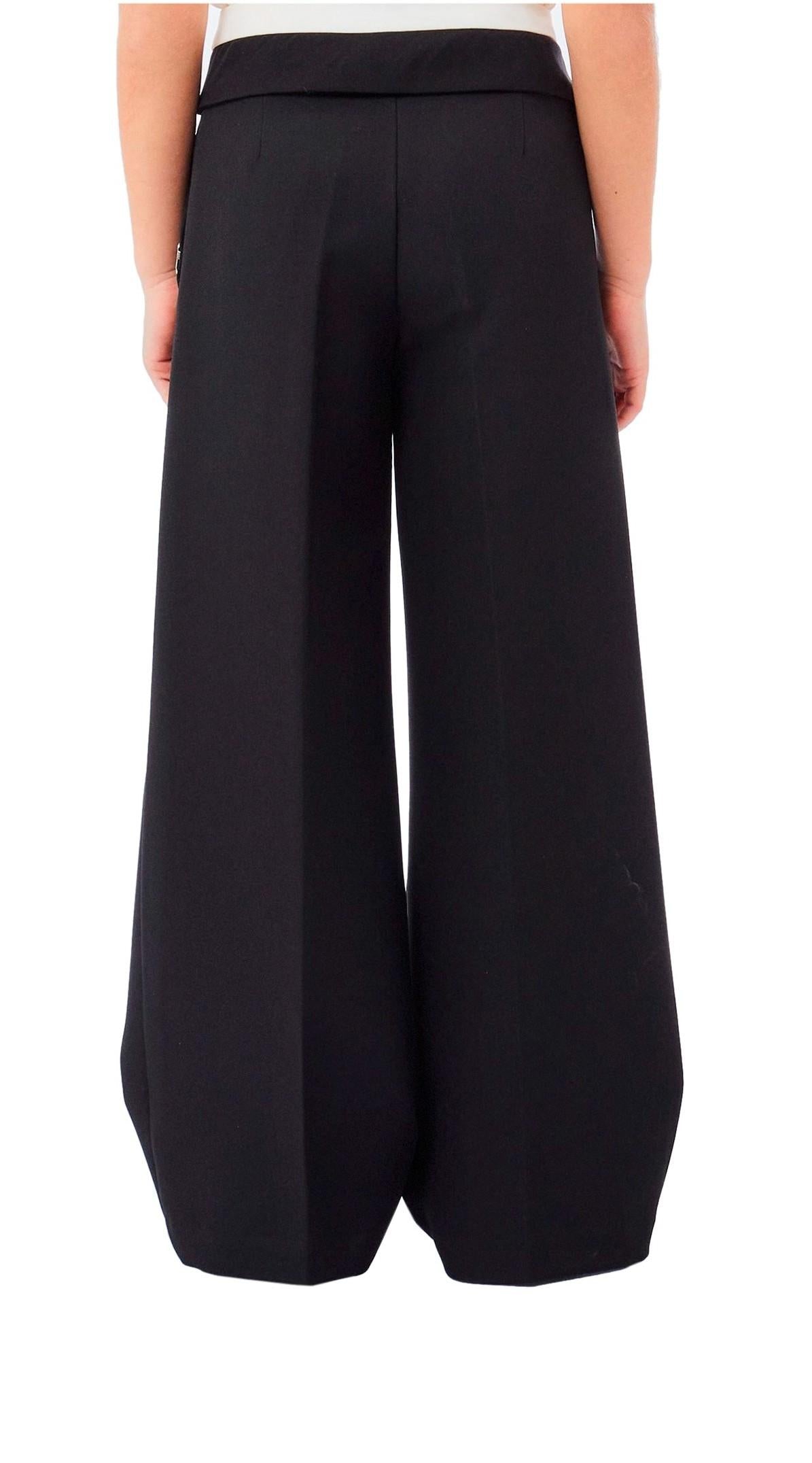 pantalone con applicazioni in vita GF5023T7896 22222 LIU JO JUNIOR 