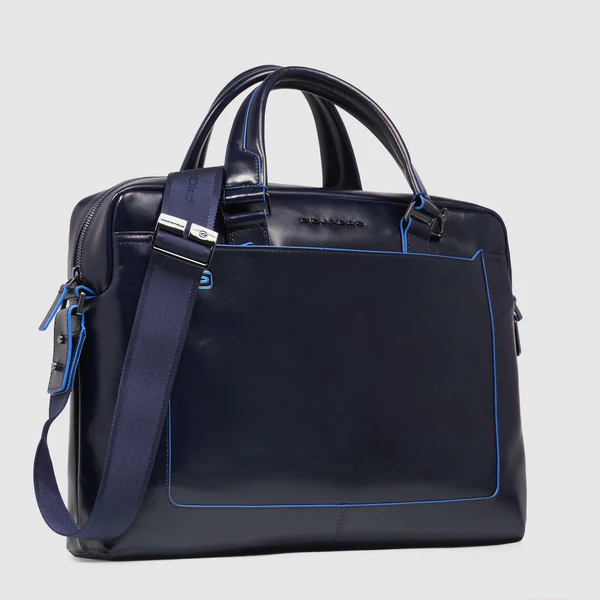 borsa pelle porta pc ipad13 CA3335B2 BLU2 PIQUADRO 