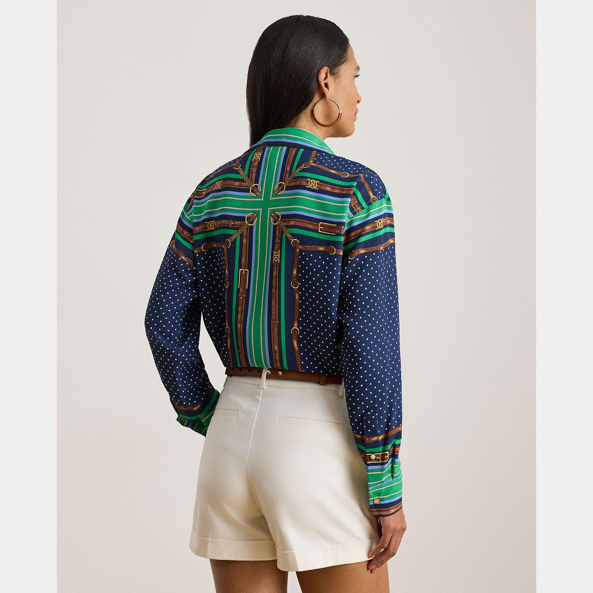 camicia a fantasia 200-P03687 001 LAUREN RALPH LAUREN 