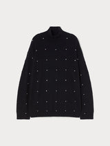 NOW MARINA RINALDI maglione lupetto in alpaca Nero