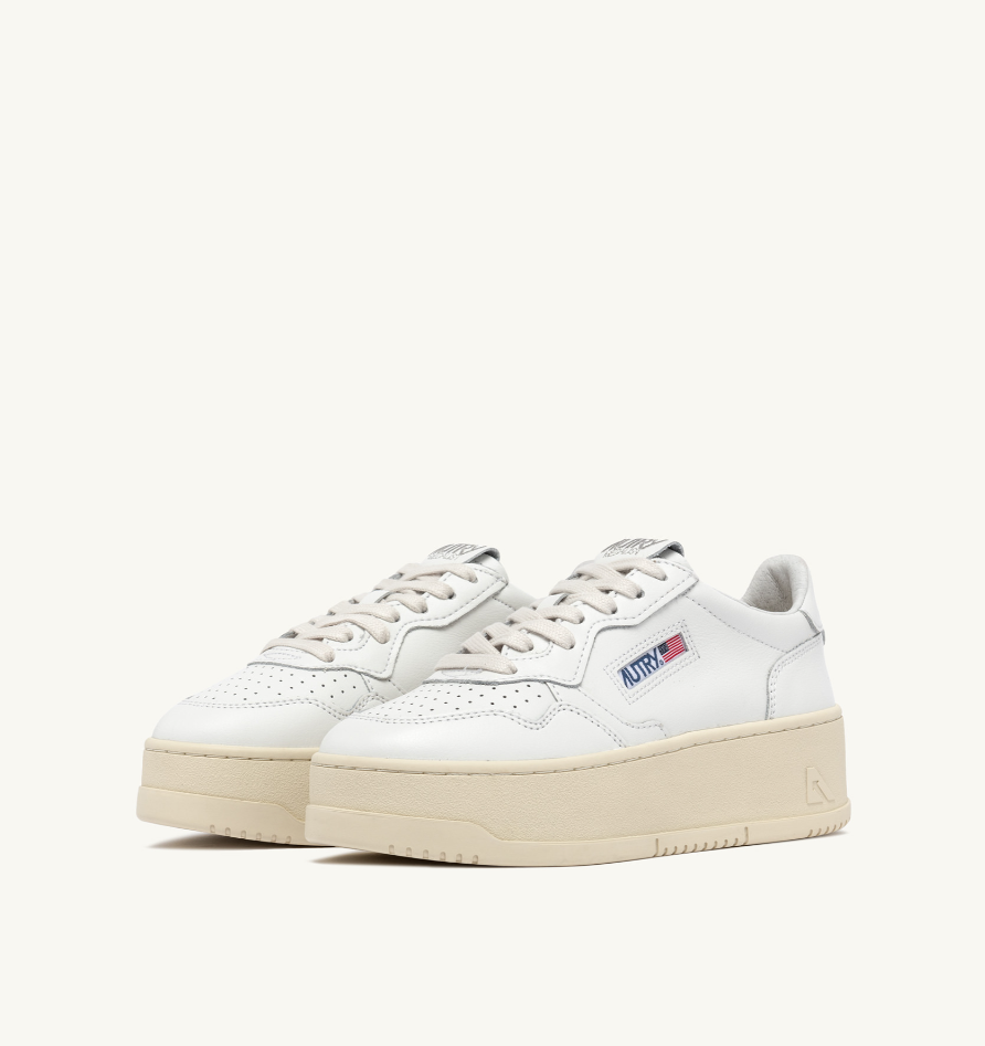 sneakers medalist platform PTLWLL15 WHITE AUTRY 