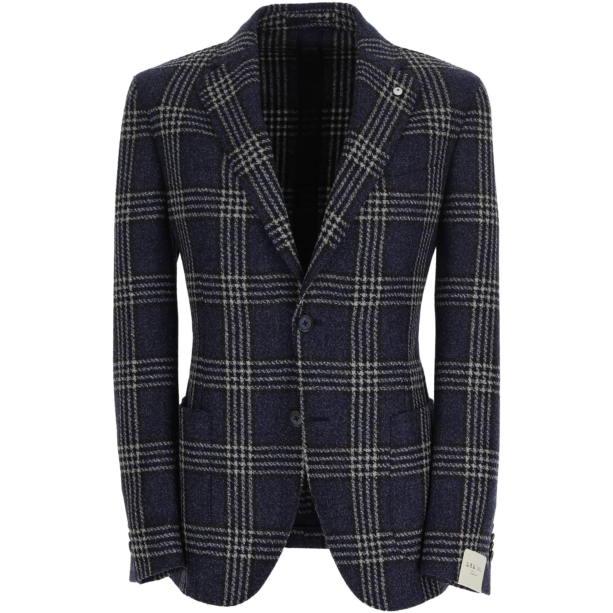 giacca trama check 2692 42696 03 LUIGI BIANCHI MANTOVA 