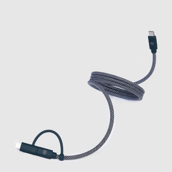 cavo di ricarica magnetico type c AC6715BM GR PIQUADRO 