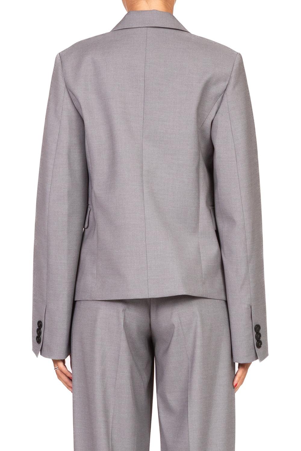 giacca monopetto con cuciture TF1040 GRIGIO VICOLO 
