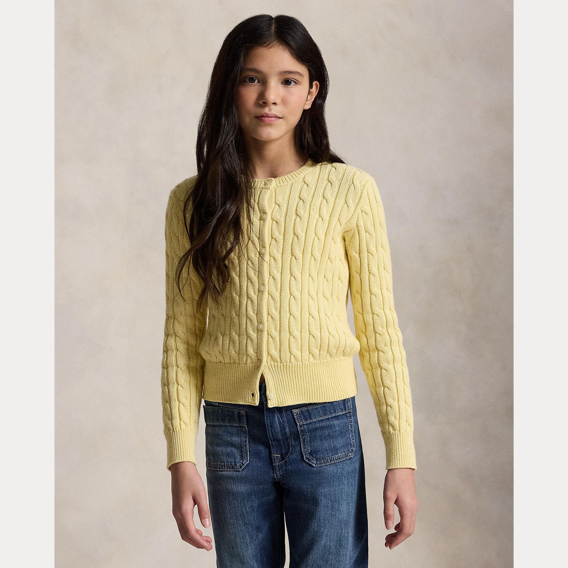 cardigan a trecce 313-A11277 001 RALPH LAUREN POLO 