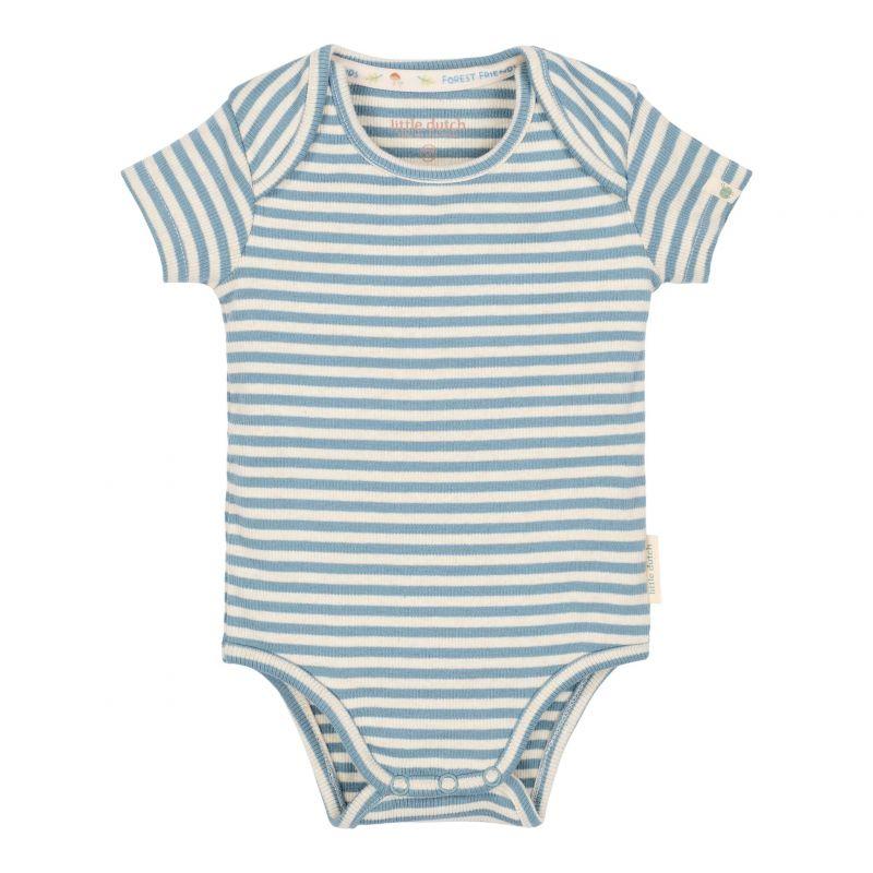 Body a righe cotone bio CL260203 BLUE STONE LITTLE DUTCH 
