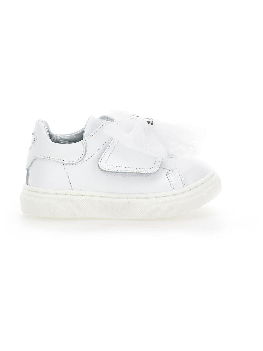 sneakers con logo strass 83E008 5721 0001 MONNALISA 