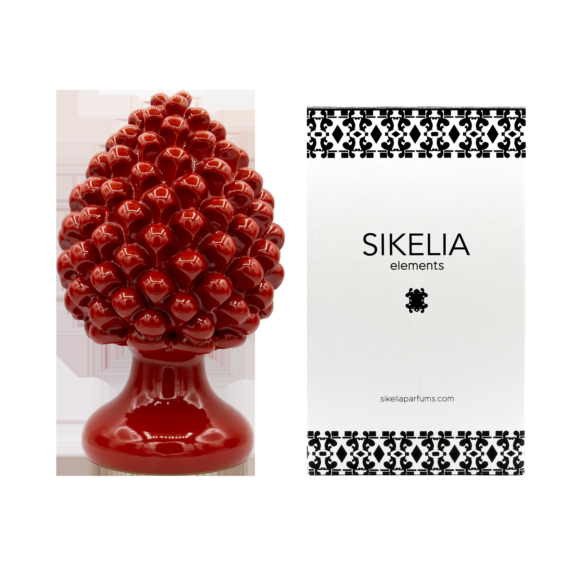 Pigna lavorata a mano in ceramica PIGNA ATMA SIKELIA PARFUMS 