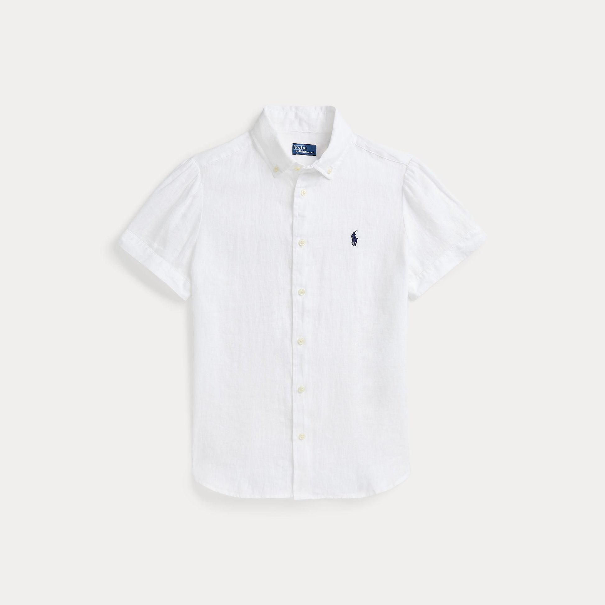 camicia in lino maniche corte 211-973366 002 RALPH LAUREN POLO 