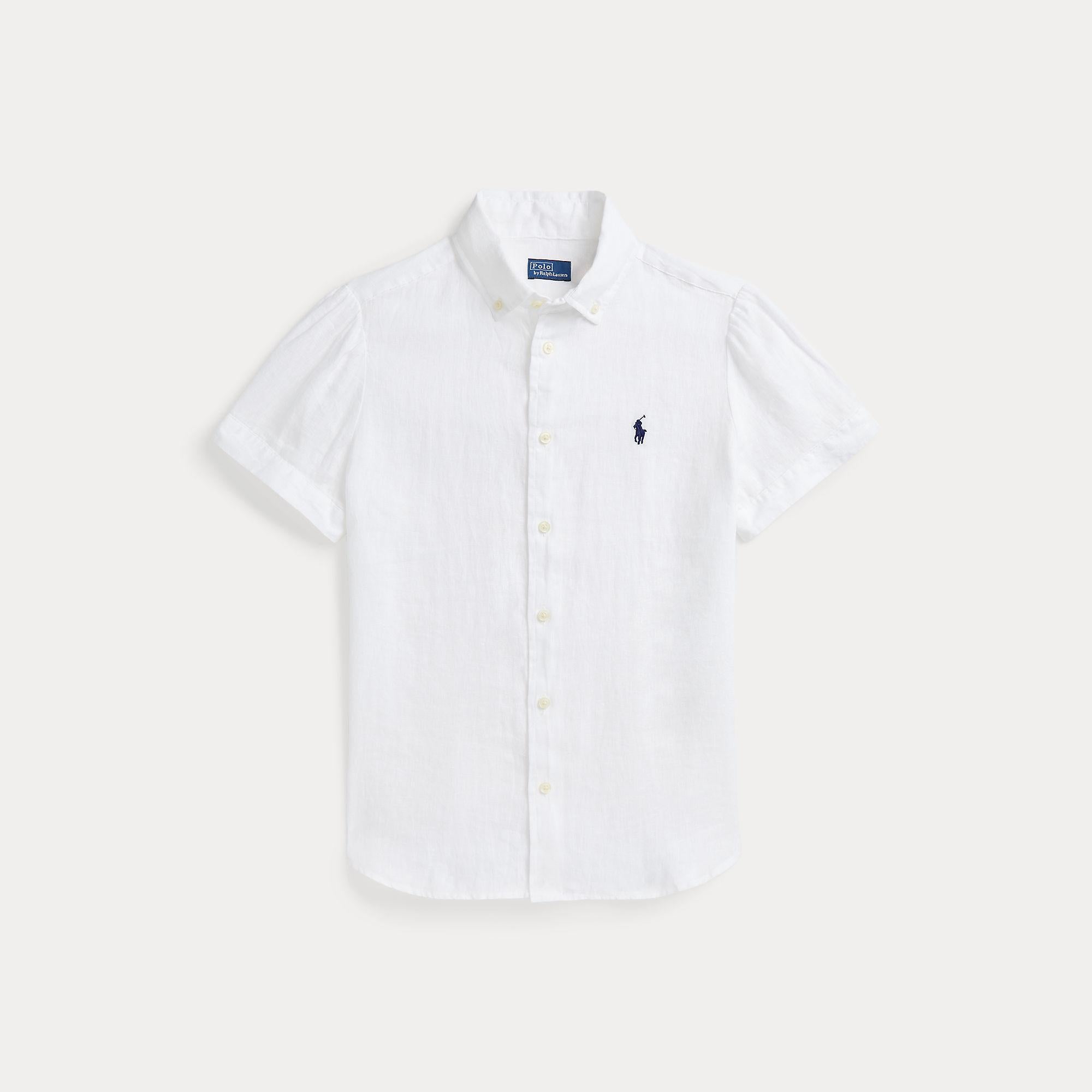 camicia in lino maniche corte 211-973366 002 RALPH LAUREN POLO 