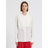 MARella camicia in crepe de chine Bianco