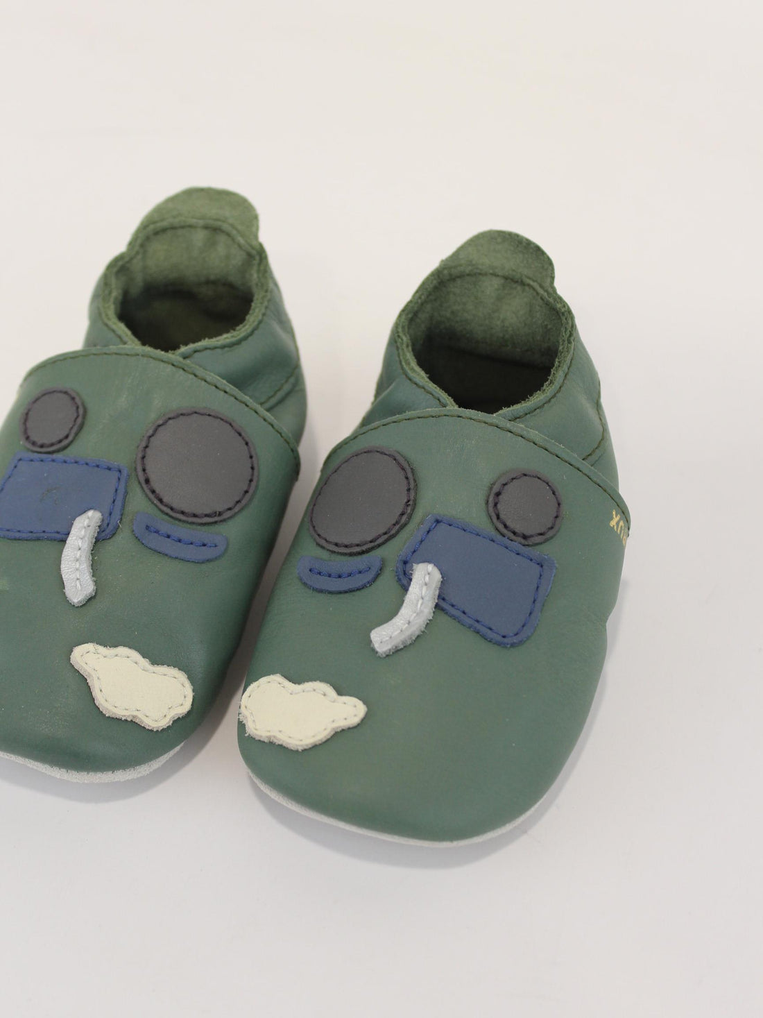 scarpa con disegno trattore 1000-131-36 OLIVE BOBUX 