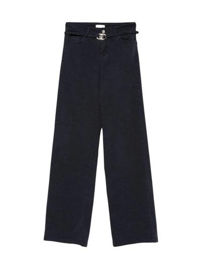 pantalone con cintura WA6274T9257 93924 LIU JO WHITE 