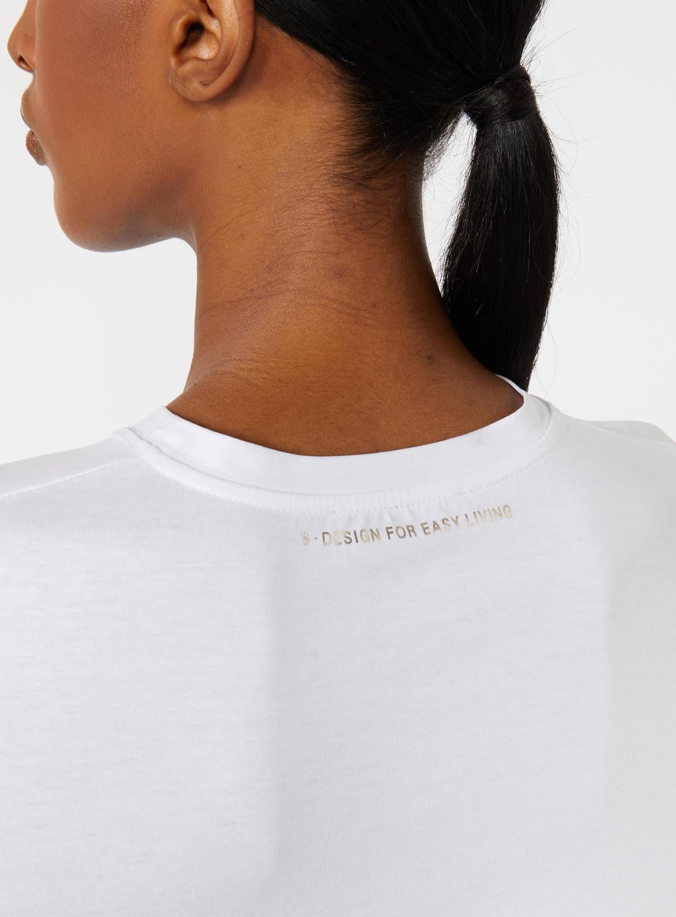t-shirt in jersey di cotone SMMEDILE 007 S MAXMARA 