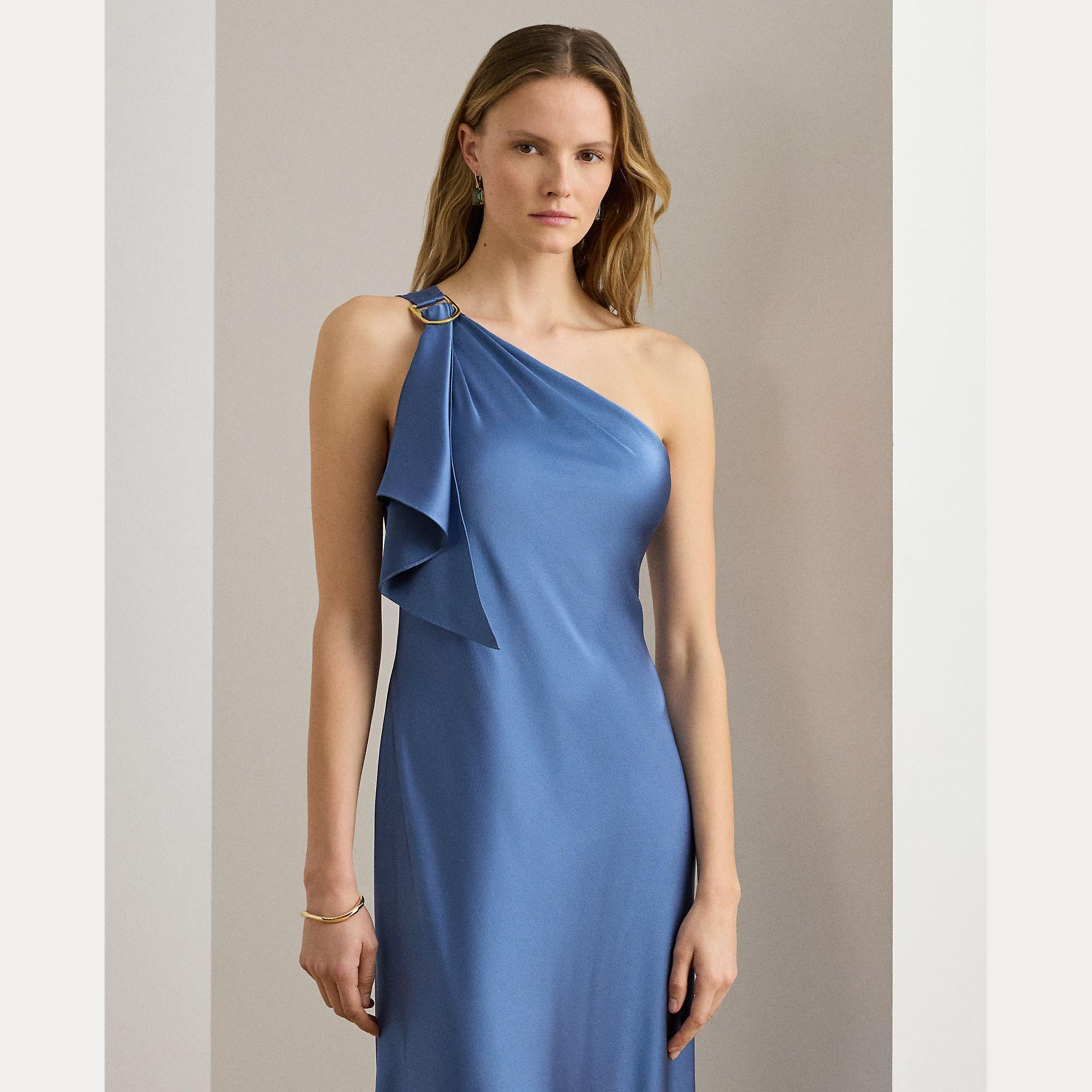abito monospalla in raso 253-909454 012 LAUREN RALPH LAUREN 