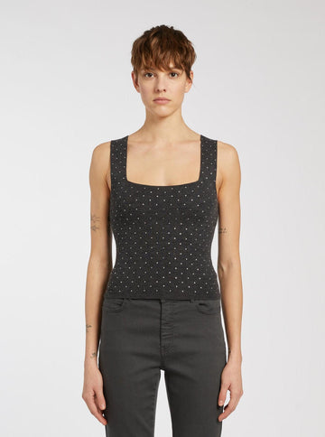 top con applicazioni AFIDE2 004 MARella MONOCHROME 